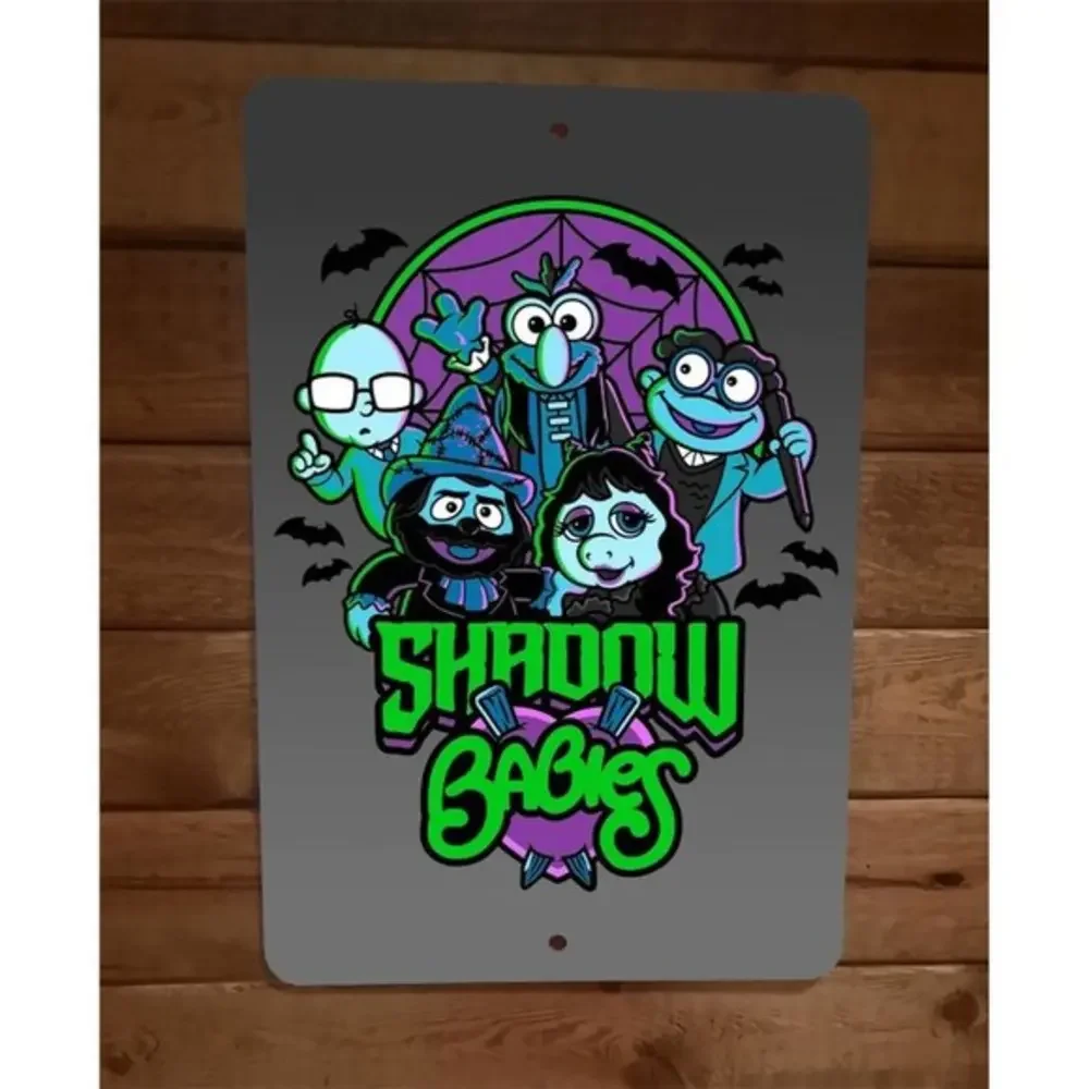 Shadow Muppet‎ Babies Parody 8x12 Metal Wall Sign
